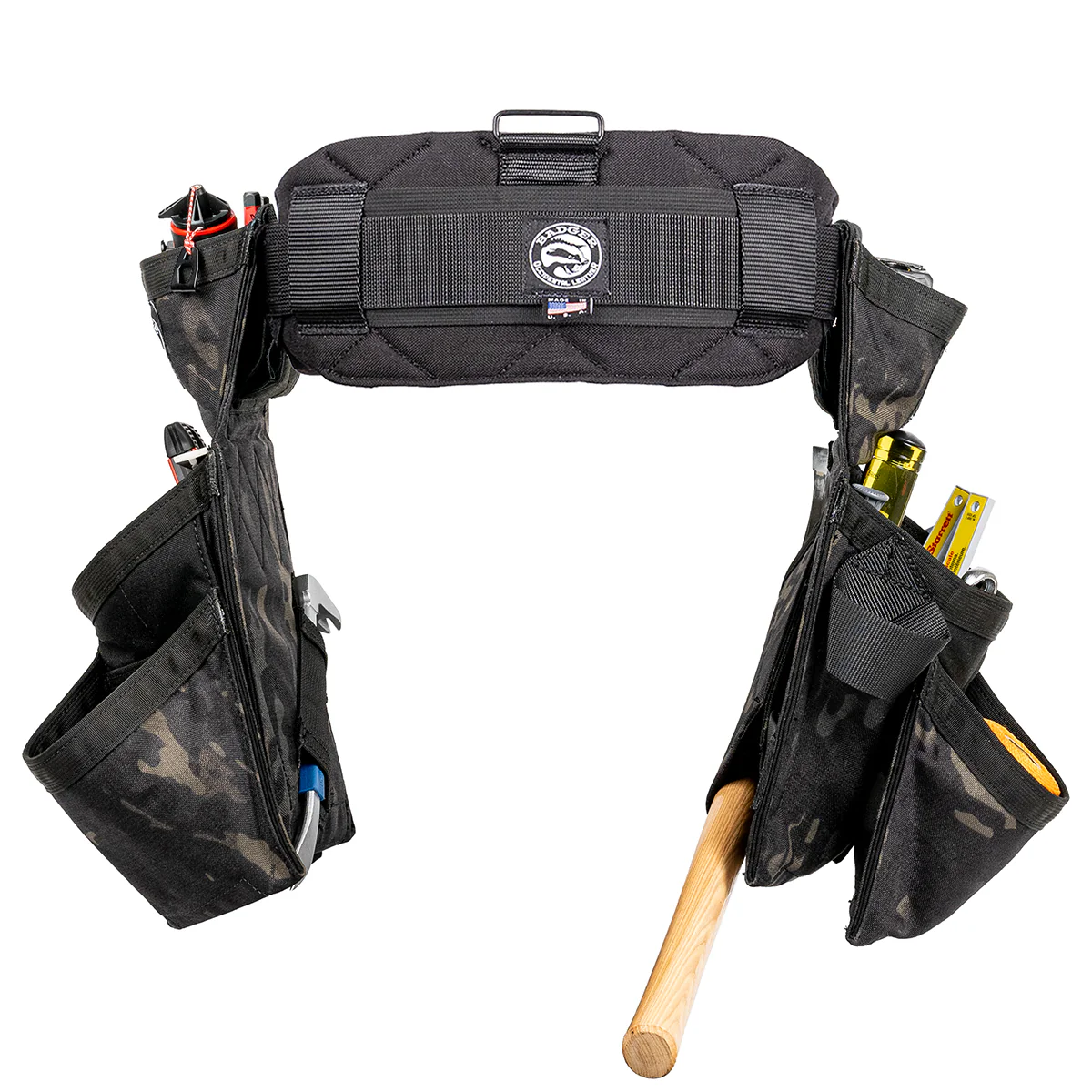 Carpenter Side-by-Side Tool Belt Setup - Black MultiCam® - Image 4