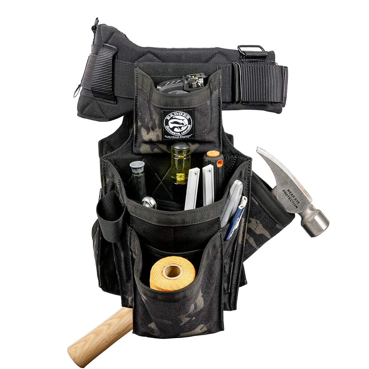 Carpenter Side-by-Side Tool Belt Setup - Black MultiCam® - Image 6